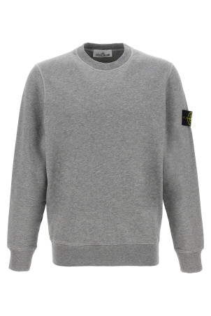 Logo badge sweatshirt Gray