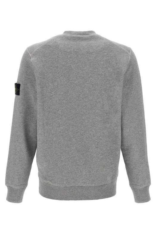 Logo badge sweatshirt Gray