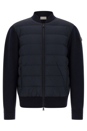Двухкомпонентный кардиган Синий MONCLER K20919B00015M1131776 Двухкомпонентный кардиган Синий MONCLER K20919B00015M1131776