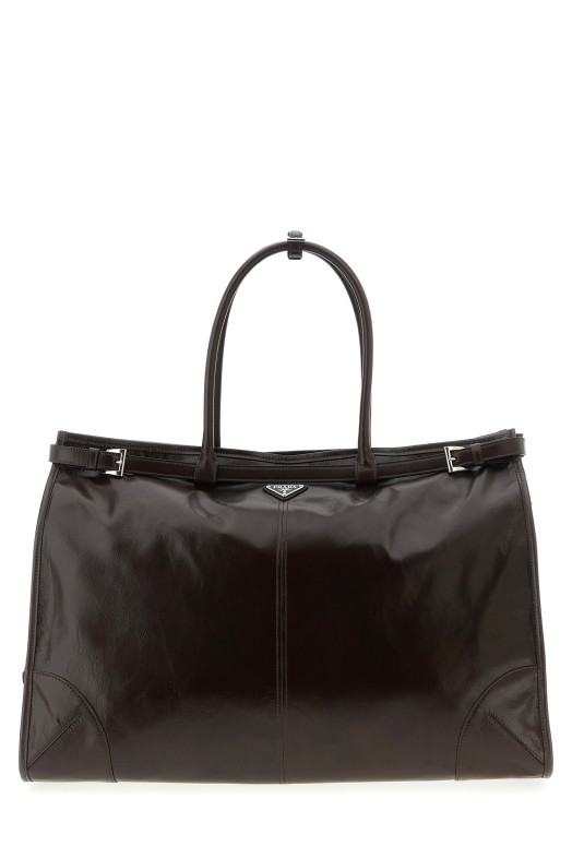 'Prada Bonnie' shopping bag Brown
