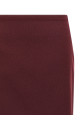 Двошарова спідниця бордо MIU MIU MG2331SOOO17HJF041F