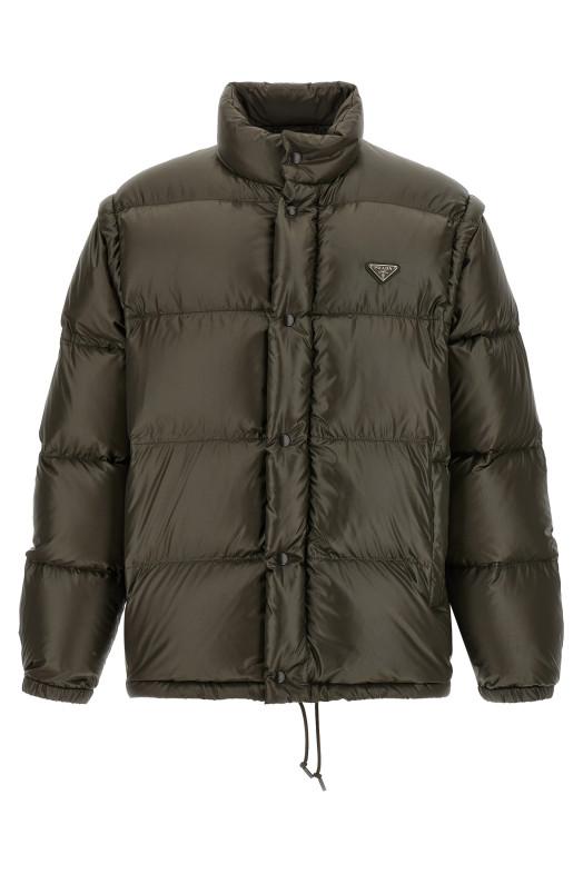 Re-Nylon down jacket Gray