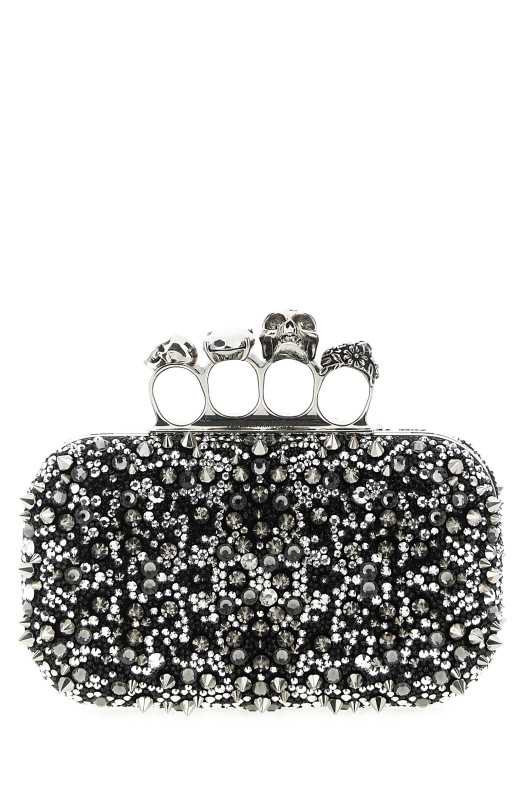 'Knuckle' clutch Black