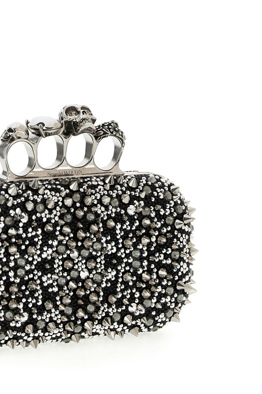 'Knuckle' clutch Black