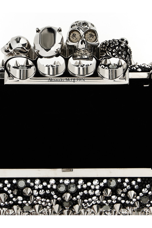 'Knuckle' clutch Black
