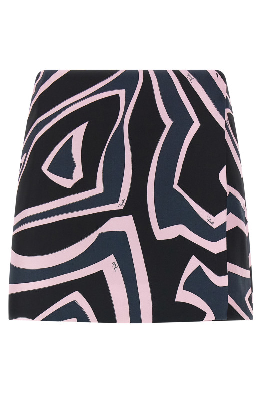 'Labirinto' print skirt Multicolor