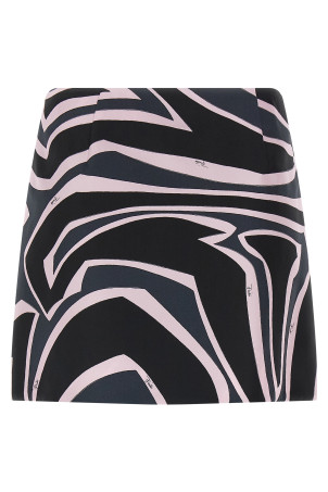 'Labirinto' print skirt Multicolor