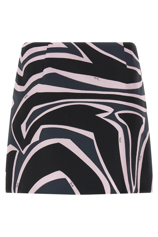 'Labirinto' print skirt Multicolor