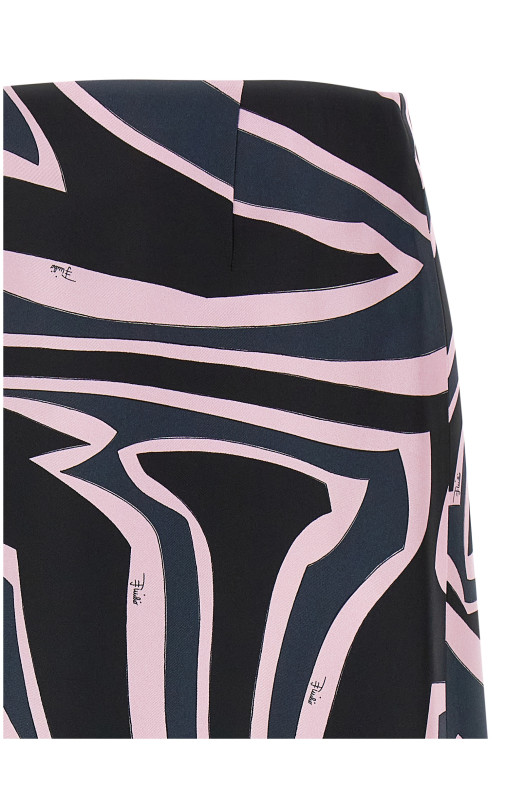 'Labirinto' print skirt Multicolor