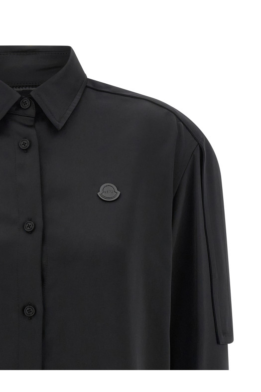 Рубашка Moncler x Edward Enninful Черная MONCLER GENIUS K24032F00002M6521999 Рубашка Moncler x Edward Enninful Черная MONCLER GENIUS K24032F00002M6521999