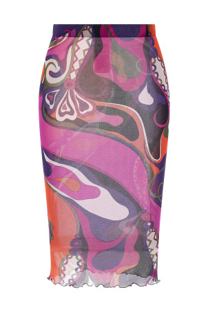 Тюлева спідниця Різнокольорова EMILIO PUCCI 5UJV135U839017
