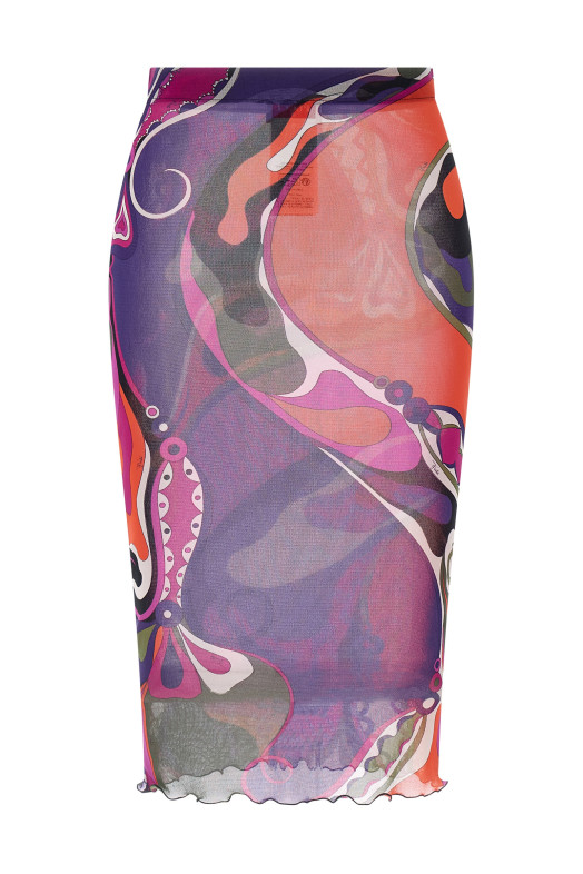 Тюлева спідниця Різнокольорова EMILIO PUCCI 5UJV135U839017