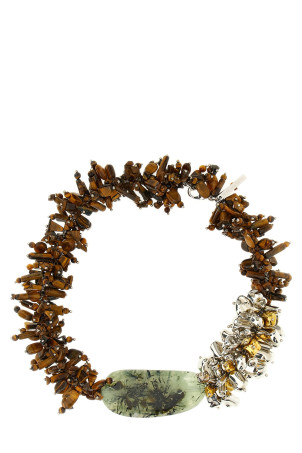 Beaded necklace  Brown