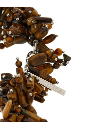 Beaded necklace  Brown
