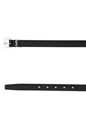 Black leather belt Black SAINT LAURENT (554465BOO0E)