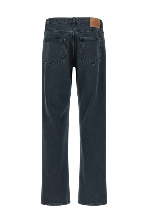 Джинсы из хлопка «сверхкрашенного» синего цвета GEP358S231142DF04OZ Джинсы из хлопка «сверхкрашенного» синего цвета GEP358S231142DF04OZ