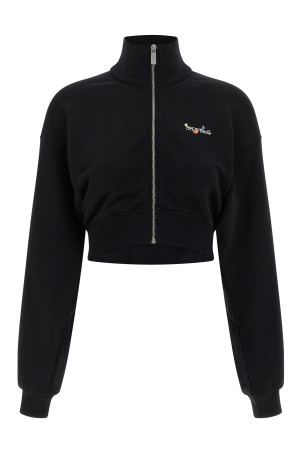 'Arrow Glass Flower' sweatshirt Black