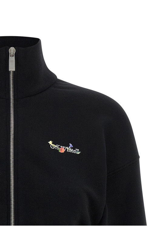 'Arrow Glass Flower' sweatshirt Black 'Arrow Glass Flower' sweatshirt Black