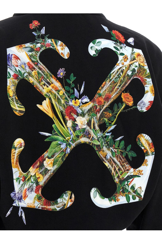 'Arrow Glass Flower' sweatshirt Black 'Arrow Glass Flower' sweatshirt Black
