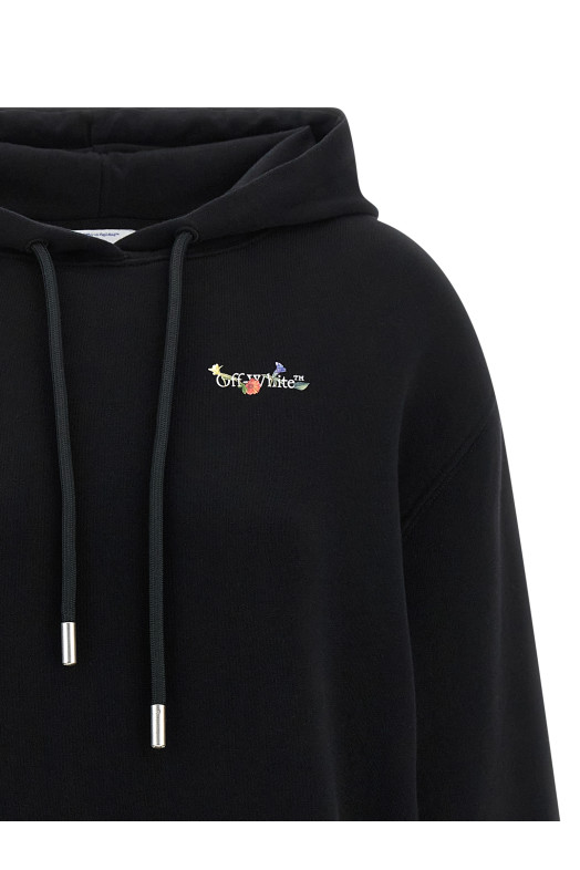'Arrow Glass Flower' hoodie Black 'Arrow Glass Flower' hoodie Black
