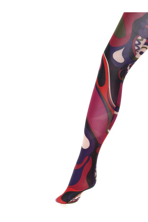 Колготки с узором, печатные, разноцветные EMILIO PUCCI 5UGE335U913017 Колготки с узором, печатные, разноцветные EMILIO PUCCI 5UGE335U913017