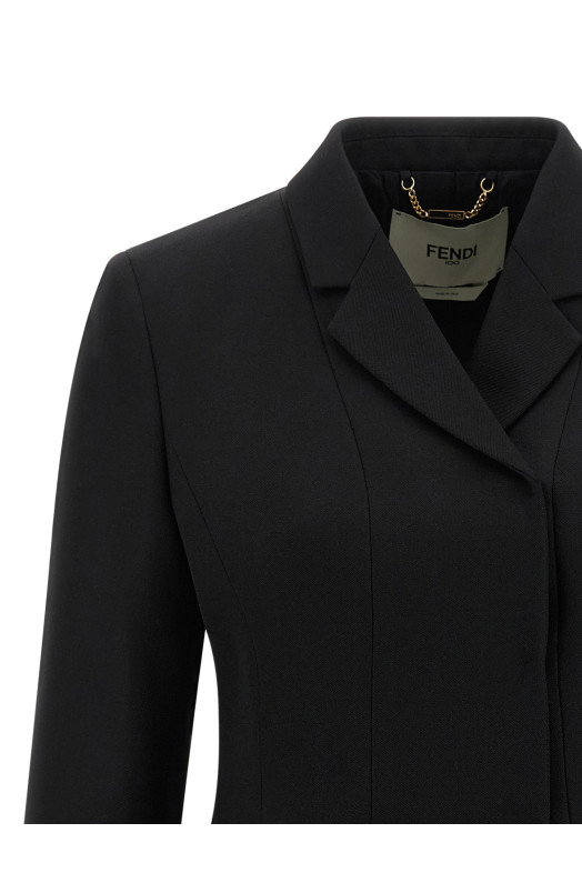 Блейзер «Grain de Poudre» Черный FJ7644AJYFF0GME Блейзер «Grain de Poudre» Черный FJ7644AJYFF0GME