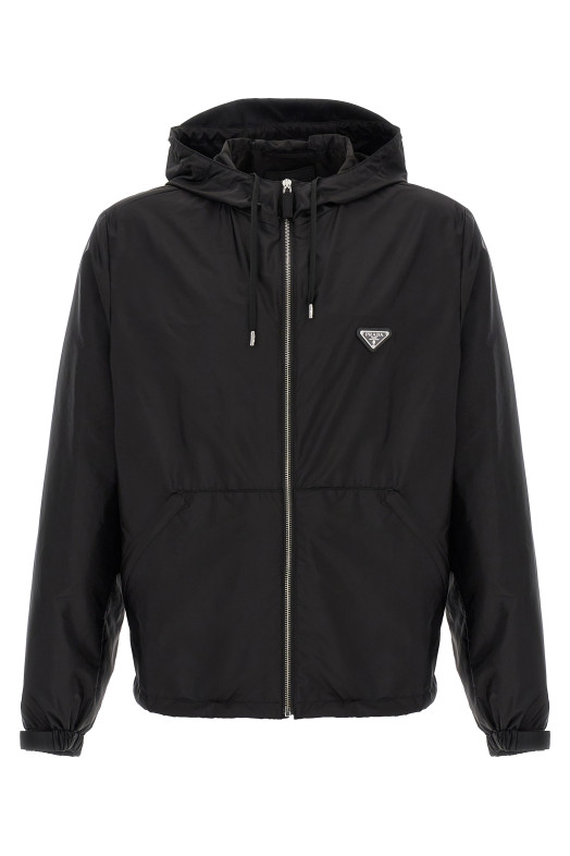 Куртка из нейлона Черная PRADA SGC220S2311WQ9F0002 Куртка из нейлона Черная PRADA SGC220S2311WQ9F0002
