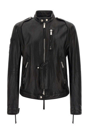 Dsquared2 x Ducati capsule leather jacket Black Dsquared2 x Ducati capsule leather jacket Black