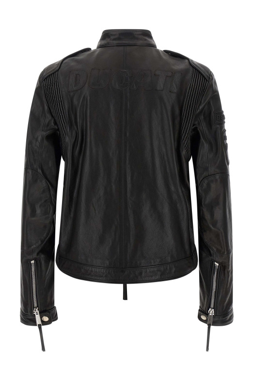 Dsquared2 x Ducati capsule leather jacket Black Dsquared2 x Ducati capsule leather jacket Black