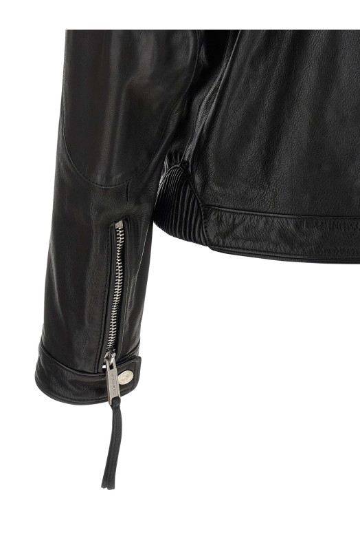 Dsquared2 x Ducati capsule leather jacket Black Dsquared2 x Ducati capsule leather jacket Black