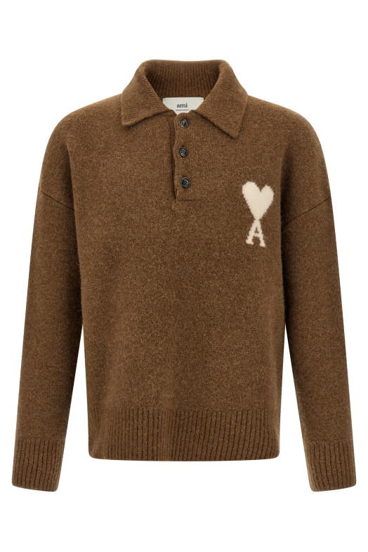 'Ami De Coeur' sweater Brown