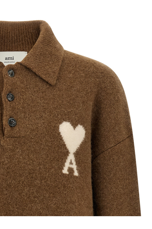 'Ami De Coeur' sweater Brown