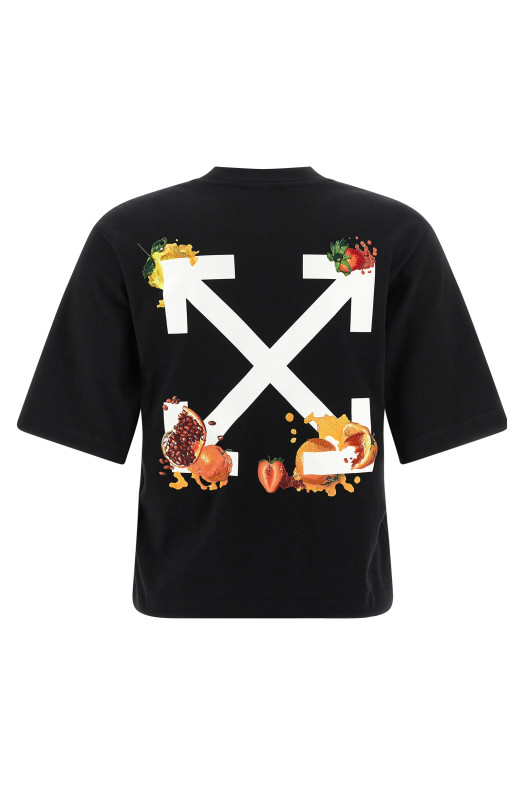 'Emb Fruits Arrow' T-shirt Black 'Emb Fruits Arrow' T-shirt Black