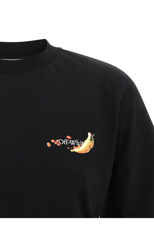 'Emb Fruits Arrow' T-shirt Black 'Emb Fruits Arrow' T-shirt Black