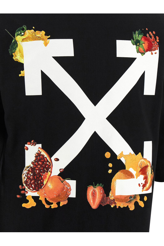 'Emb Fruits Arrow' T-shirt Black 'Emb Fruits Arrow' T-shirt Black