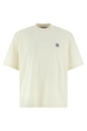 Футболка з логотипом Бежева STONE ISLAND K2S152100025S0115V0093