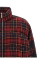 'Check Flan Arrow Spray' down jacket Bordeaux 'Check Flan Arrow Spray' down jacket Bordeaux