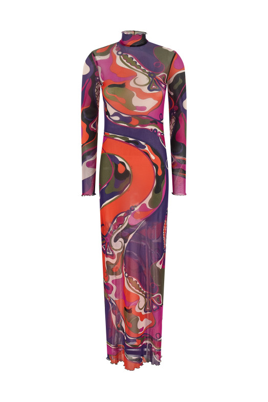 Сукня з тюлю Multicolor EMILIO PUCCI 5UJI265U839017 Сукня з тюлю Multicolor EMILIO PUCCI 5UJI265U839017