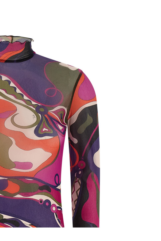 Сукня з тюлю Multicolor EMILIO PUCCI 5UJI265U839017 Сукня з тюлю Multicolor EMILIO PUCCI 5UJI265U839017