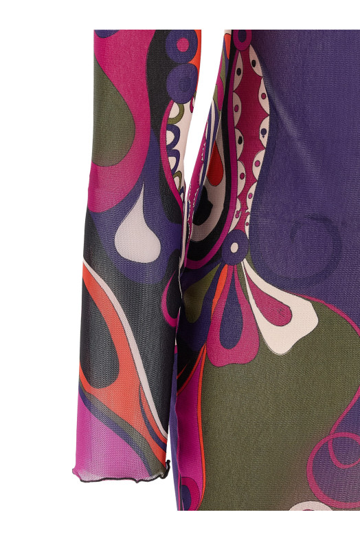 Сукня з тюлю Multicolor EMILIO PUCCI 5UJI265U839017 Сукня з тюлю Multicolor EMILIO PUCCI 5UJI265U839017