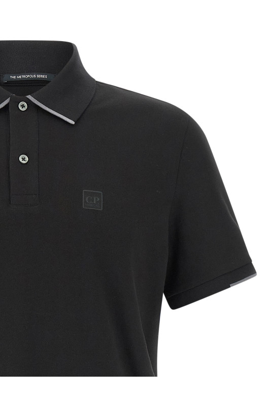 Логотип на поло Black C.P. COMPANY 19CLPL027A005263W999 Логотип на поло Black C.P. COMPANY 19CLPL027A005263W999