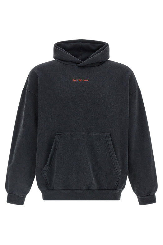 Худі «Balenciaga Back» Чорний 767877TTVJ28483 Худі «Balenciaga Back» Чорний 767877TTVJ28483