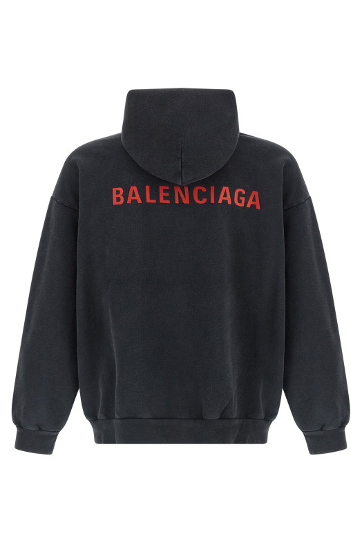 Худі «Balenciaga Back» Чорний 767877TTVJ28483 Худі «Balenciaga Back» Чорний 767877TTVJ28483