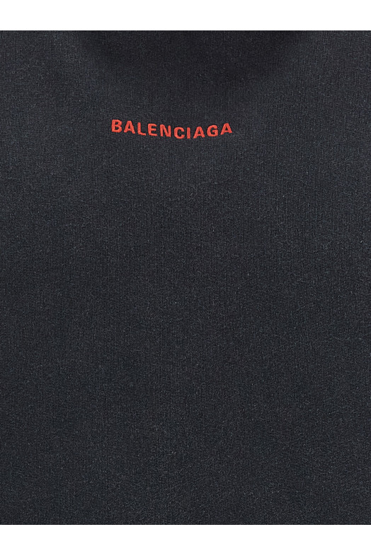 Худі «Balenciaga Back» Чорний 767877TTVJ28483 Худі «Balenciaga Back» Чорний 767877TTVJ28483