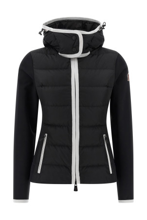 Жакет с тесьмой из грогрена Черный MONCLER GRENOBLE K20988G0002189AUE999 Жакет с тесьмой из грогрена Черный MONCLER GRENOBLE K20988G0002189AUE999