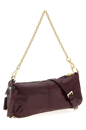 Середня сумка через плече «Prada Re-Edition 2002» бордового кольору 1BC221VOOM2CYRF0LV7 Середня сумка через плече «Prada Re-Edition 2002» бордового кольору 1BC221VOOM2CYRF0LV7