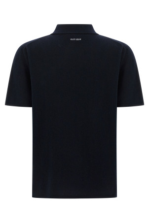 Zip polo shirt Blue Zip polo shirt Blue