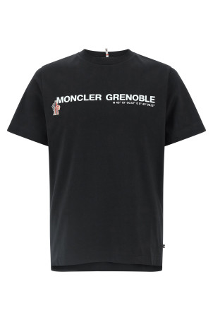 Бавовняна футболка Чорна MONCLER GRENOBLE K20978C0000189AW1999 Бавовняна футболка Чорна MONCLER GRENOBLE K20978C0000189AW1999