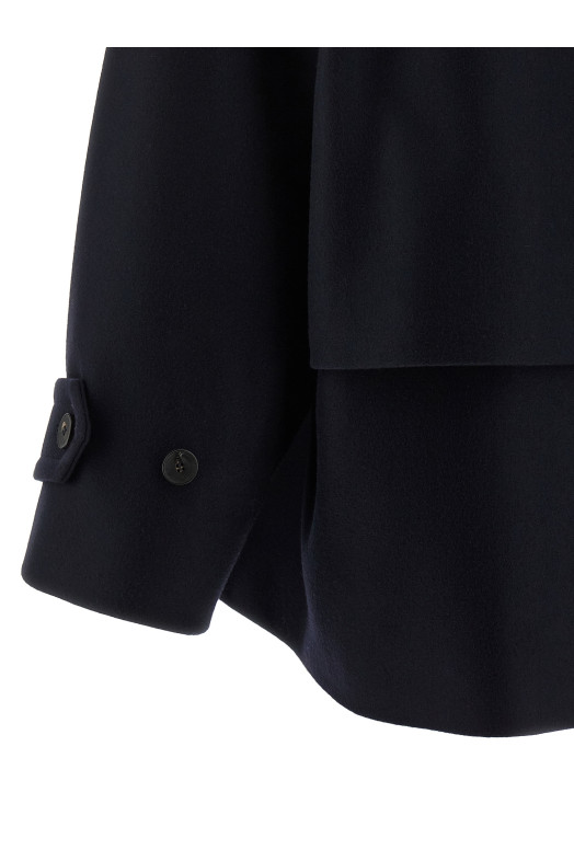 Wool caban Blue  Wool caban Blue