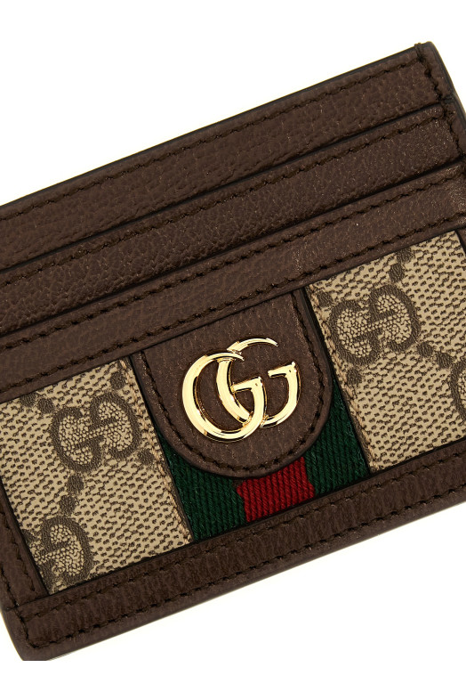 'GG ophidia' cardholder Brown 'GG ophidia' cardholder Brown